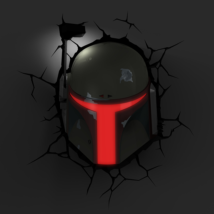 Night product rendering of a licensed light